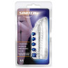 M For Men Masturbateur souple Snatch Transparent-Bleu